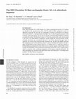 Research paper thumbnail of The 2003 December 26 Bam earthquake (Iran),Mw6.6, aftershock sequence