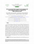 Research paper thumbnail of Soil test crop response based integrated nutrient management for
enhancing agronomic performance of sugarcane with
different planting materials