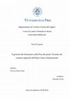 Research paper thumbnail of Tesi Triennale - Il governo dei Donoratico nella Pisa del primo Trecento nel  contesto signorile dell'Italia Centro-Settentrionale