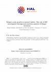 Research paper thumbnail of Fatigue crack growth in natural rubber: The role of SIC investigated through post-mortem analysis of fatigue striations