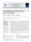 Research paper thumbnail of Inverse identification of constitutive parameters with instrumented indentation test considering the normalized loading and unloading P-h curves