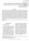 Research paper thumbnail of Online Laboratories in Pandemic Times: Case of Structures/Statics Using the Zeeman’s Machine