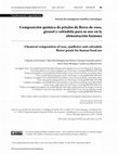 Research paper thumbnail of Composición química de pétalos de flores de rosa, girasol y caléndula para su uso en la alimentación humana