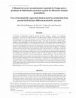 Research paper thumbnail of Utilização da carne mecanicamente separada de frango para a produção de hidrolisados proteicos a partir de diferentes enzimas proteolíticas