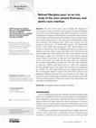 Research paper thumbnail of Relined fiberglass post: an ex vivo study of the resin cement thickness and dentin-resin interface