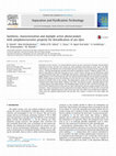 Research paper thumbnail of Synthesis, characterization and daylight active photocatalyst with antiphotocorrosive property for detoxification of azo dyes