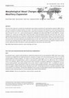 Research paper thumbnail of Morphological Nasal Changes Associated with Rapid Maxillary Expansion