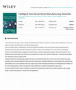 Research paper thumbnail of Intelligent Non-hierarchical Manufacturing Networks