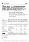 Research paper thumbnail of Correction: McKinlay et al. Effects of Post-Exercise Whey Protein Consumption on Recovery Indices in Adolescent Swimmers. Int. J. Environ. Res. Public Health 2020, 17, 7761