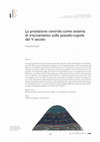 Research paper thumbnail of La proiezione centrale come sistema di tracciamento sulle pseudo-cupole del V secolo