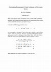 Research paper thumbnail of Debunking Ramanujan