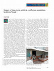 Research paper thumbnail of Impact of long-term political conflict on population health in Nepal