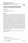 Research paper thumbnail of Preservation of Identity through Ethnic Place-Making: A Study on the Chinese Community of Kolkata, India