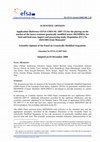 Research paper thumbnail of Application (Reference EFSA-GMO-NL-2007-37) for the placing on the market of the insect-resistant genetically modified maize MON89034, for food and feed uses, import and processing under Regulation (EC) No 1829/2003 from Monsanto 1 Scientific Opinion of the Panel on Genetically Modified Organisms