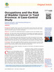 Research paper thumbnail of Occupations and the Risk of Bladder Cancer in Yazd Province: A Case-Control Study