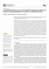 Research paper thumbnail of A Systematic Review on Cross-Cultural Comparative Studies of Sleep in Young Populations: The Roles of Cultural Factors