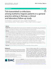 Research paper thumbnail of Tick-transmitted co-infections among erythema migrans patients in a general practice setting in Norway: a clinical and laboratory follow-up study