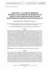 Research paper thumbnail of “Equi-Phy” : E-Learning Berbasis Pendekatan Kontekstual Berbantuan Articulate Storyline Pada Materi Kesetimbangan Benda Tegar Sma Kelas XI