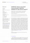 Research paper thumbnail of KANPHOS: Kinase-associated neural phospho-signaling database for data-driven research