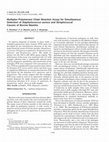 Research paper thumbnail of Multiplex Polymerase Chain Reaction Assay for Simultaneous Detection of Staphylococcus aureus and Streptococcal Causes of Bovine Mastitis