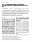 Research paper thumbnail of New insights into Arabidopsis transcriptome complexity revealed by direct sequencing of native RNAs