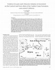 Research paper thumbnail of Evidence for post-early Miocene initiation of movement on the Garlock fault from offset of the Cudahy Camp Formation, east-central California