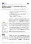 Research paper thumbnail of Pseudomonas aeruginosa Response to Acidic Stress and Imipenem Resistance