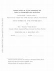 Research paper thumbnail of Sample Variance in N -Body Simulations and Impact on Tomographic Shear Predictions