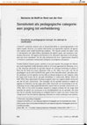 Research paper thumbnail of Sensitiviteit als pedagogische categorie: Een poging tot verheldering