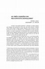 Research paper thumbnail of As tr�s vers�es do neo-institucionalismo