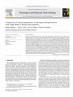 Research paper thumbnail of Comparison of natural populations of Mycosphaerella graminicola from single fields in Kansas and California