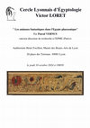 Research paper thumbnail of Conférence le 10 octobre 2024 par Pascal Vernus : "Les animaux fantastiques dans l'Egypte pharaonique"