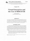 Research paper thumbnail of Virtual Enterprises and the Case of BIDSAVER