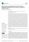 Research paper thumbnail of Success Factors in Management of IT Service Projects: Regression, Confirmatory Factor Analysis, and Structural Equation Models