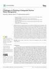 Research paper thumbnail of Challenges in Planning of Integrated Nuclear Waste Management