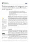 Research paper thumbnail of Mobile-Health Technologies for a Child Neuropsychiatry Service: Development and Usability of the Assioma Digital Platform