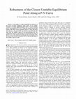 Research paper thumbnail of Robustness of the Closest Unstable Equilibrium Point Along a P-V Curve