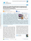 Research paper thumbnail of Synthesis of Cu-Doped Mn<sub>3</sub>O<sub>4</sub>@Mn-Doped CuO Nanostructured Electrode Materials by a Solution Process for High-Performance Electrochemical Pseudocapacitors