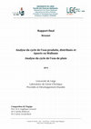 Research paper thumbnail of Analyse du cycle de l'eau produite, distribuée et épurée en Wallonie - Analyse du cycle de l'eau de pluie