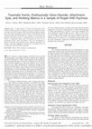 Research paper thumbnail of Traumatic Events, Posttraumatic Stress Disorder, Attachment Style, and Working Alliance in a Sample of People With Psychosis