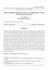 Research paper thumbnail of Effects on Children’s Health by Excessive Use of Online Devices: A Study from the Parents Perspectives