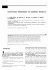 Research paper thumbnail of Electronic structure of alumina surface