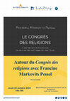 Research paper thumbnail of Autour du Congrès des religions avec Francine Markovits Pessel