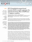 Research paper thumbnail of IGF-1R/epithelial-to-mesenchymal transition (EMT) crosstalk suppresses the erlotinib-sensitizing effect of EGFR exon 19 deletion mutations