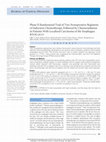 Research paper thumbnail of Phase II Randomized Trial of Two Nonoperative Regimens of Induction Chemotherapy Followed by Chemoradiation in Patients With Localized Carcinoma of the Esophagus: RTOG 0113