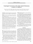 Research paper thumbnail of Esophageal Carcinoma with Celiac Nodal Metastases; Curative or Palliative?