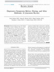 Research paper thumbnail of Depressive Symptoms Before, During, and After Delirium: A Literature Review