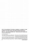 Research paper thumbnail of Ein ungarndeutscher Lehrer, Landrat und Umweltschützer und der infrastrukturelle "Quantensprung" der Region Rodgau. Zu Josef Lachs Berufsbiografie