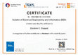 Research paper thumbnail of Certification of Peer Review for the Bulletin of Electrical Engineering and Informatics (BEEI) - October 4, 2024