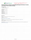 Research paper thumbnail of General allometric equation for estimating aboveground biomass of Acacia-Commiphora forest, southern Ethiopia